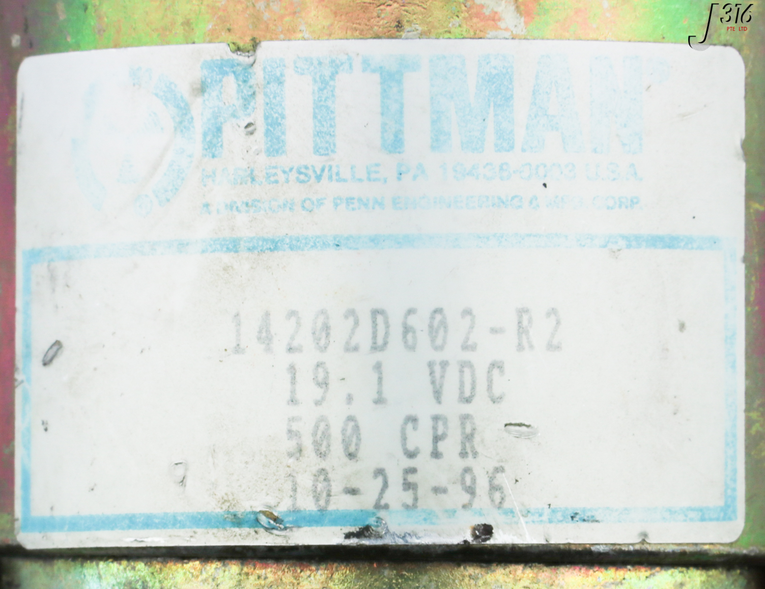 専用　sold out 33066 PITTMAN MOTOR ASSY, 19.1 VDC, 500CPR (PARTS) 14202D602-R2 | eBay